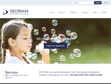 Tablet Screenshot of deltrian.com